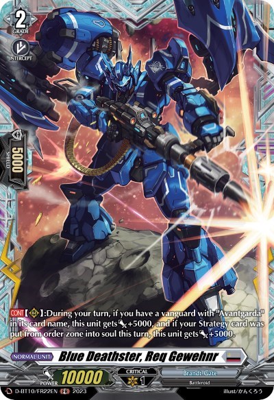 Blue Deathster, Req Gewehnr [D Format] D-BT10/FR22EN