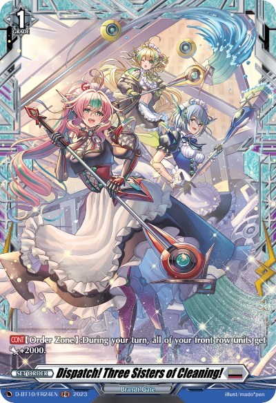 Dispatch! Three Sisters of Cleaning! [D Format] D-BT10/FR24EN