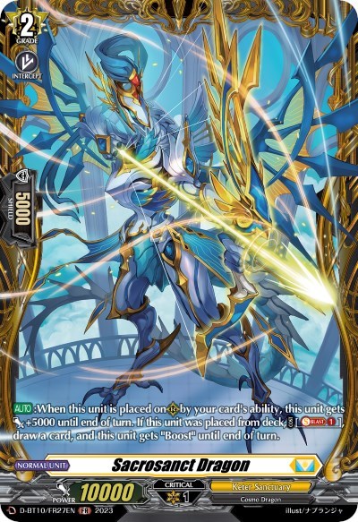 Sacrosanct Dragon [D Format] D-BT10/FR27EN