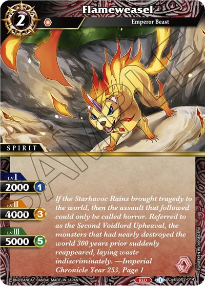 Flameweasel BSS02-014