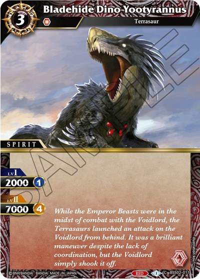 Bladehide Dino Yootyrannus BSS02-011