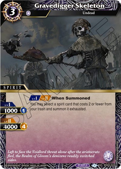 Gravedigger Skeleton BSS02-024