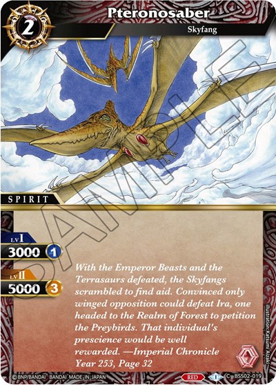 Pteronosaber BSS02-019