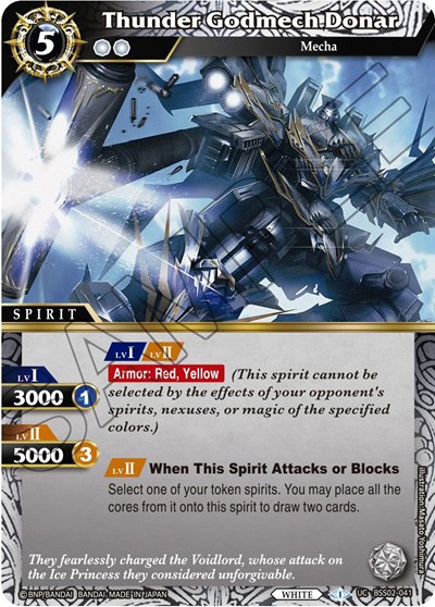 Thunder Godmech Donar BSS02-041