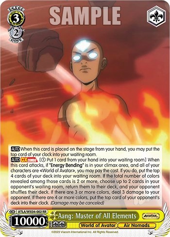 Aang: Master of All Elements ATLA/WX04-002 RR