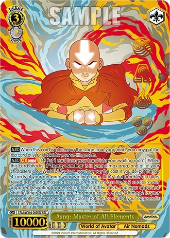 Aang: Master of All Elements ATLA/WX04-002SEC SEC
