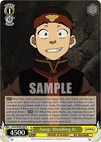 Aang: Blending In ATLA/WX04-003 R
