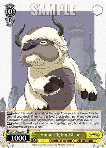 Appa: Flying Bison ATLA/WX04-005S SR