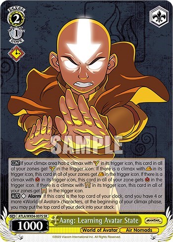 Aang: Learning Avatar State ATLA/WX04-007S SR