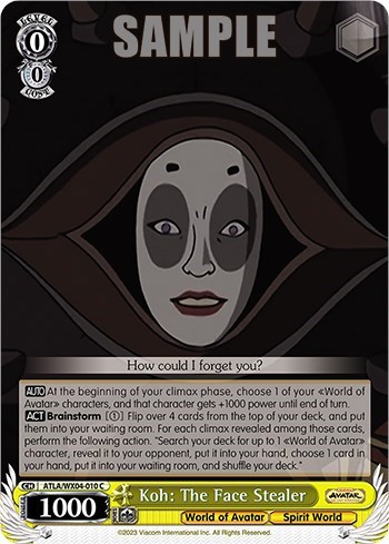 Koh: The Face Stealer ATLA/WX04-010 C