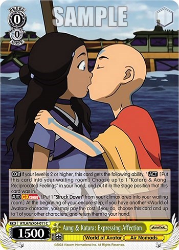 Aang & Katara: Expressing Affection ATLA/WX04-011 C