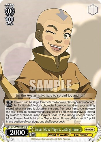 Ember Island Players: Casting Horrors ATLA/WX04-012 C