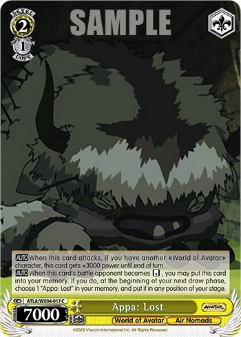 Appa: Lost ATLA/WX04-017 C