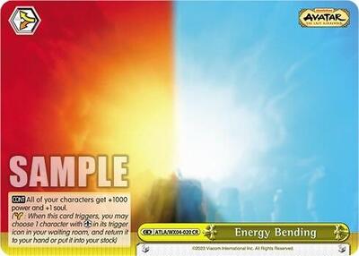 Energy Bending ATLA/WX04-020 CR