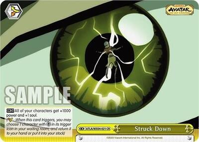 Struck Down ATLA/WX04-021 CR