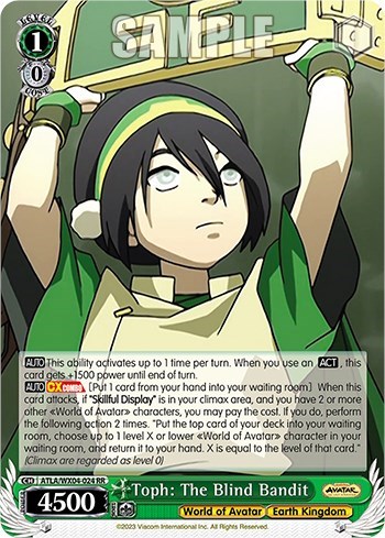 Toph: The Blind Bandit ATLA/WX04-024 RR