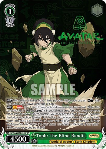 Toph: The Blind Bandit ATLA/WX04-024SP SP