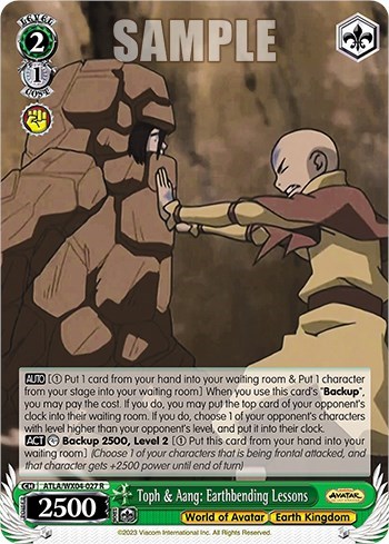 Toph & Aang: Earthbending Lessons ATLA/WX04-027 R