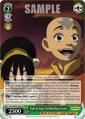 Toph & Aang: Earthbending Lessons ATLA/WX04-027S SR
