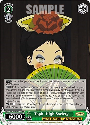 Toph: High Society ATLA/WX04-028 R