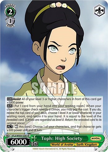 Toph: High Society ATLA/WX04-028S SR