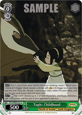 Toph: Childhood ATLA/WX04-031 U