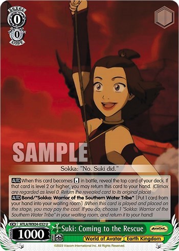 Suki: Coming to the Rescue ATLA/WX04-032 U