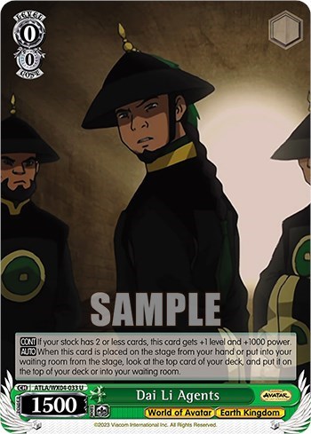 Dai Li Agents ATLA/WX04-033 U