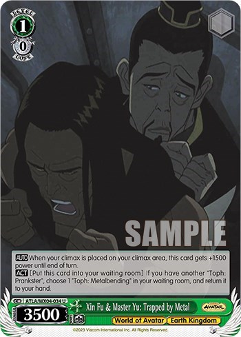 Xin Fu & Master Yu: Trapped by Metal ATLA/WX04-034 U