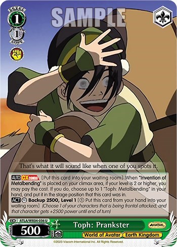 Toph: Prankster ATLA/WX04-036 U