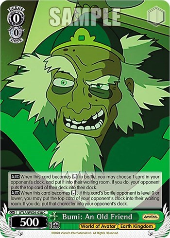 Bumi: An Old Friend ATLA/WX04-038 C
