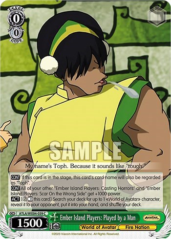 Ember Island Players: Played by a Man ATLA/WX04-039 C
