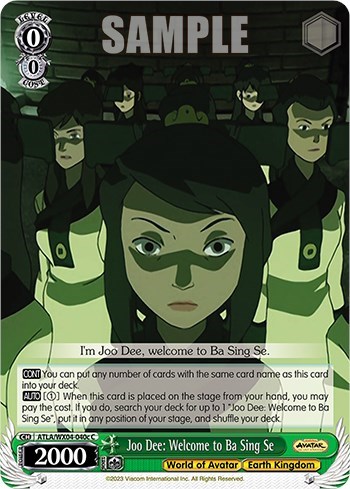 Joo Dee: Welcome to Ba Sing Se ATLA/WX04-040c C