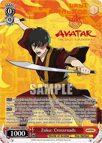 Zuko: Crossroads ATLA/WX04-048SP SP