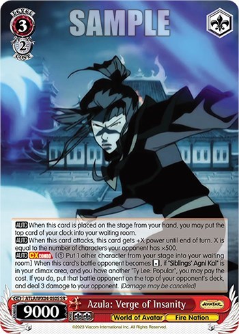 Azula: Verge of Insanity ATLA/WX04-050S SR