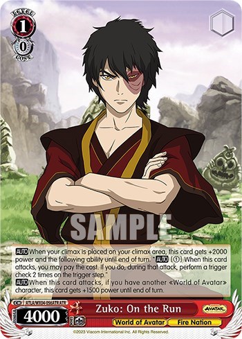 Zuko: On the Run ATLA/WX04-056ATR ATR
