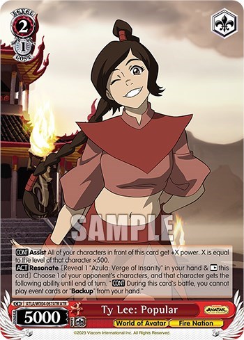 Ty Lee: Popular ATLA/WX04-057ATR ATR