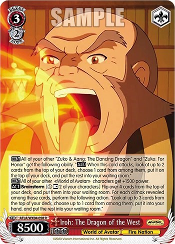 Iroh: The Dragon of the West ATLA/WX04-058 R