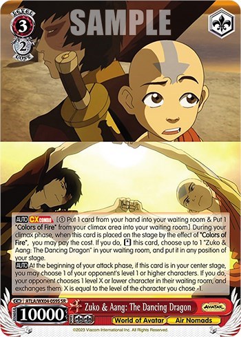 Zuko & Aang: The Dancing Dragon ATLA/WX04-059S SR
