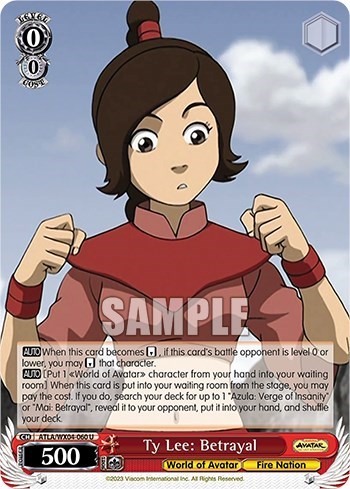 Ty Lee: Betrayal ATLA/WX04-060 U