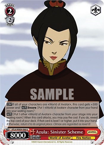 Azula: Sinister Scheme ATLA/WX04-066 U