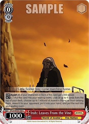 Iroh: Leaves From the Vine ATLA/WX04-068 C
