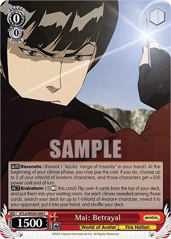 Mai: Betrayal ATLA/WX04-069 C