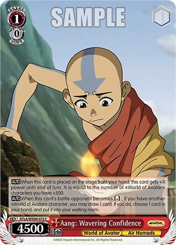 Aang: Wavering Confidence ATLA/WX04-072 C
