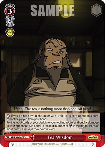 Tea Wisdom ATLA/WX04-073a U