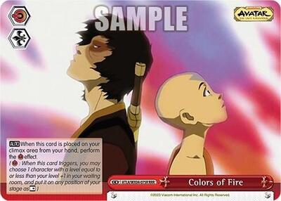 Colors of Fire ATLA/WX04-075R RRR