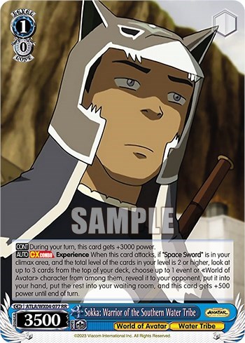 Sokka: Warrior of the Southern Water Tribe ATLA/WX04-077 RR