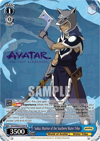 Sokka: Warrior of the Southern Water Tribe ATLA/WX04-077SP SP