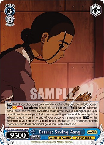 Katara: Saving Aang ATLA/WX04-079 RR