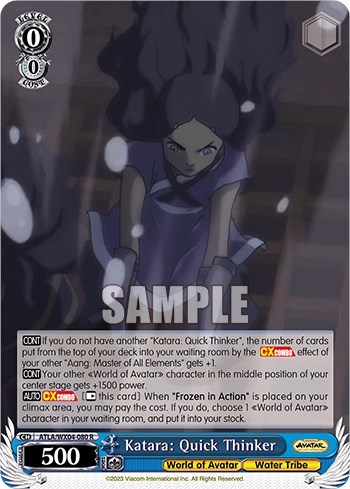 Katara: Quick Thinker ATLA/WX04-080 R